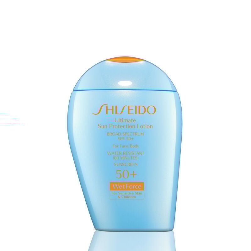 Ultimate Sun Protection Lotion WetForce for Sensitive Skin and Children SPF 50+ Sunscreen, 